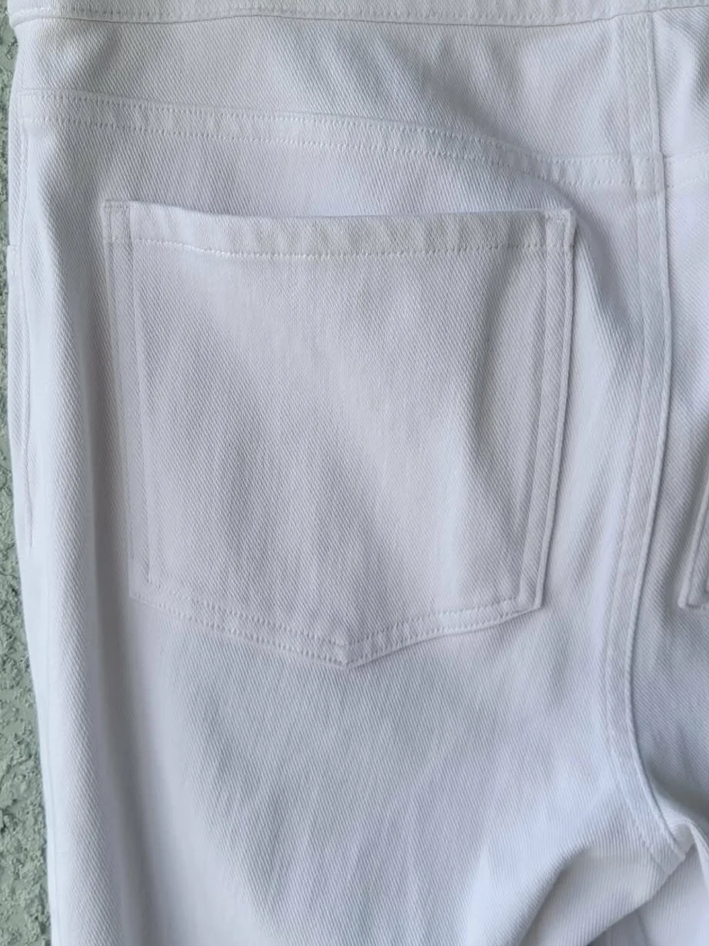 SPANX White Stretch Skinny Pants XL High Rise Slim Pull-On Clean Classic